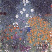 Gustav Klimt Flower Garden oil painting reproduction